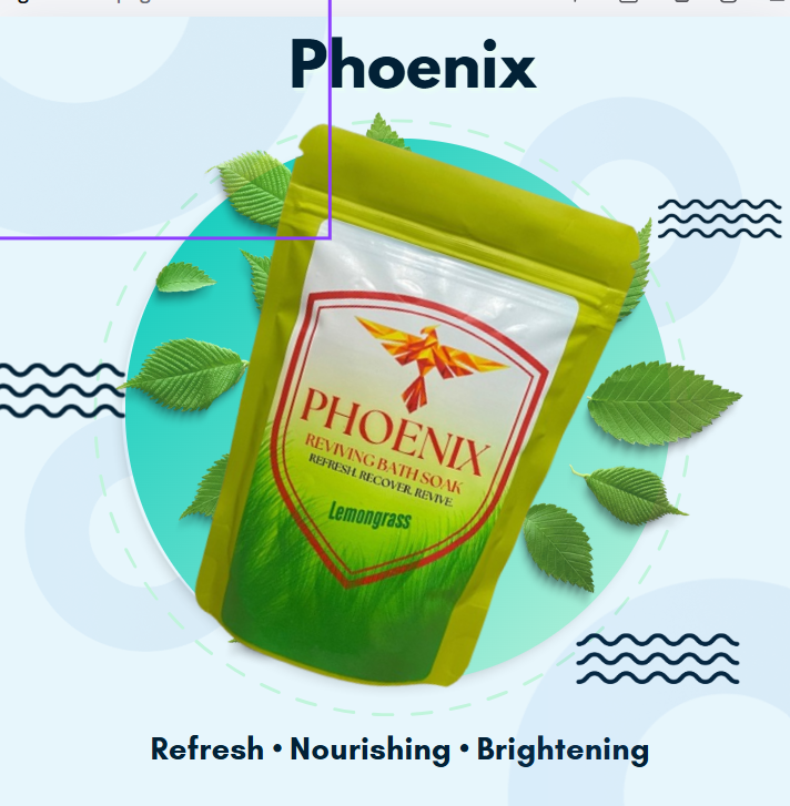 Phoenix Reviving Bath Soak — Lemongrass (3-Pack)