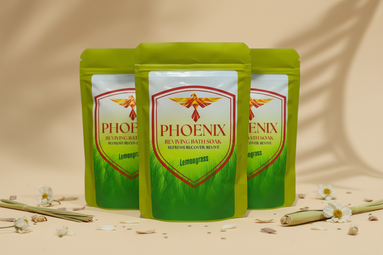 Phoenix Reviving Bath Soak — Lemongrass (3-Pack)