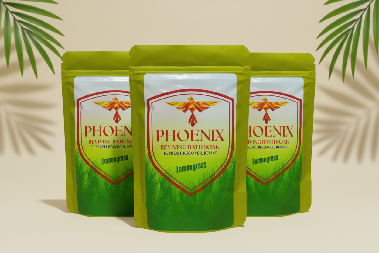 Phoenix Reviving Bath Soak — Lemongrass (3-Pack)